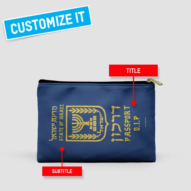 Israel - Passport Pouch Bag