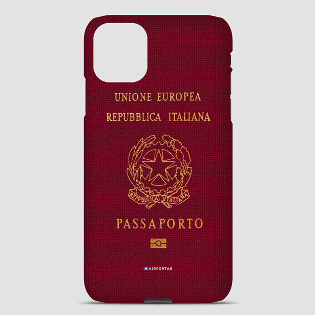 Italy - Passport Phone Case airportag.myshopify.com