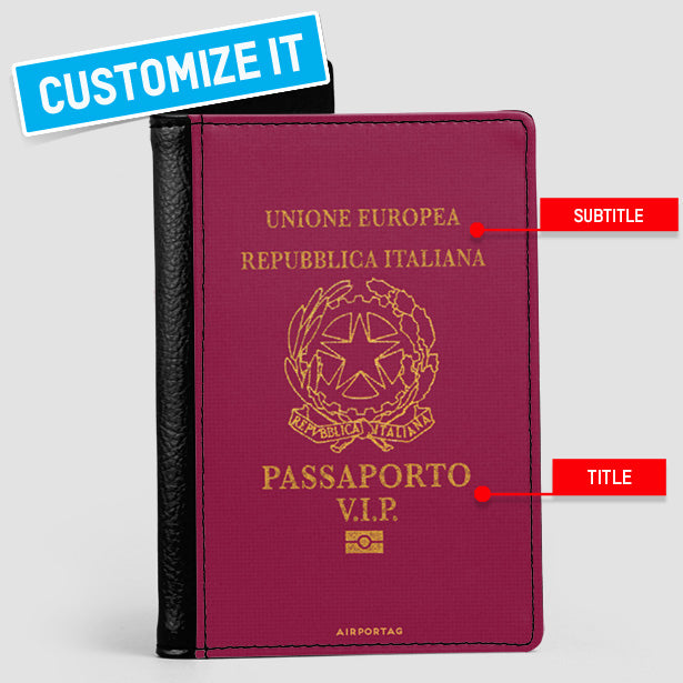 イタリア - パスポートカバー