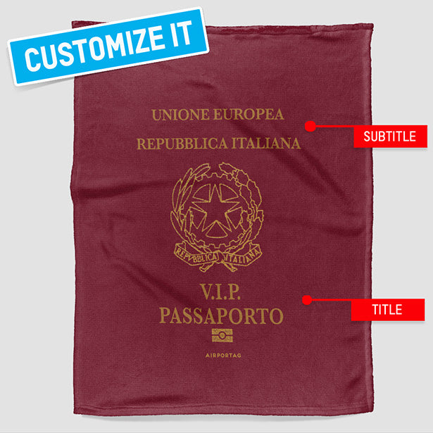 Italie - Couverture pour passeports