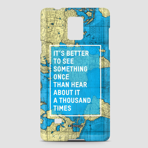 It's Better - World Map - Phone Case - Airportag