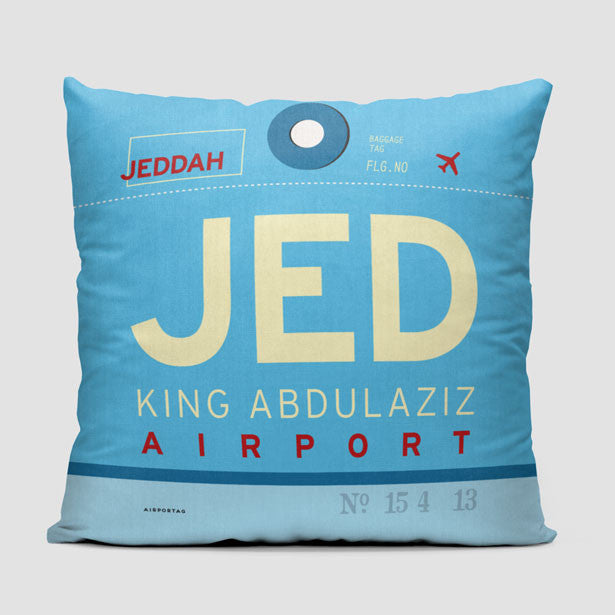 JED - Throw Pillow - Airportag