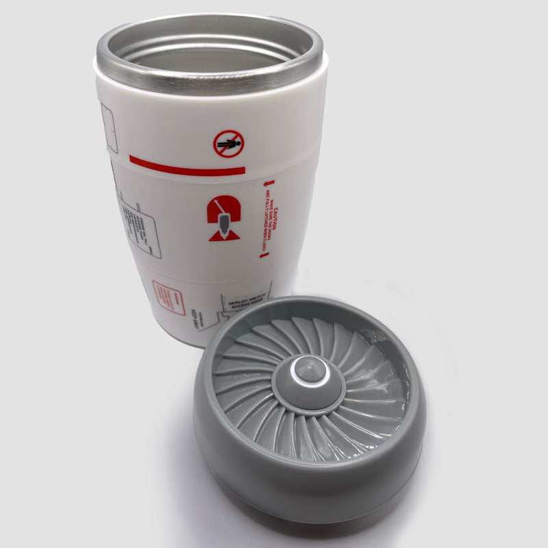 Jet Engine Cup - Double Wall Tumbler in a shape of a jet engine