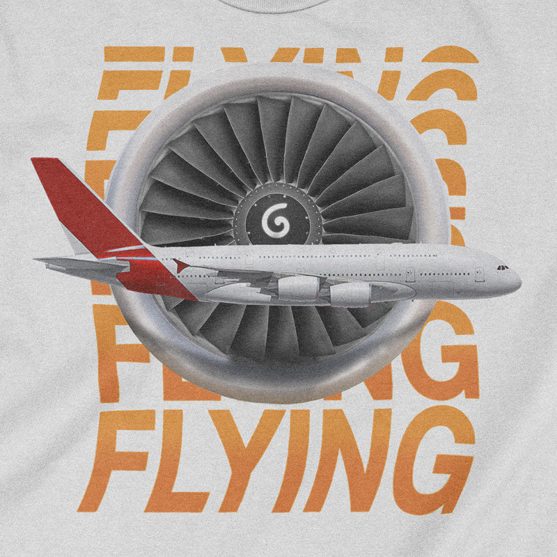 Jet Engine Side Plane - T-Shirt