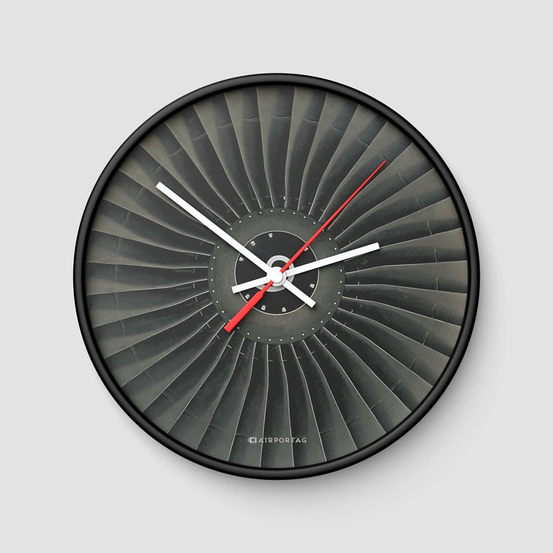 Jet Engine - Wall Clock