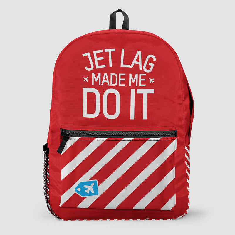 Jet Lag Made Me Do It - Backpack - Airportag