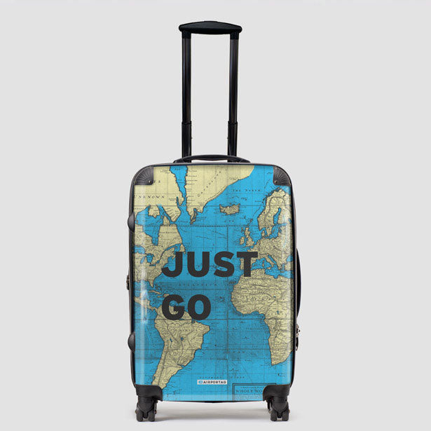 Just Go - World Map - Luggage airportag.myshopify.com