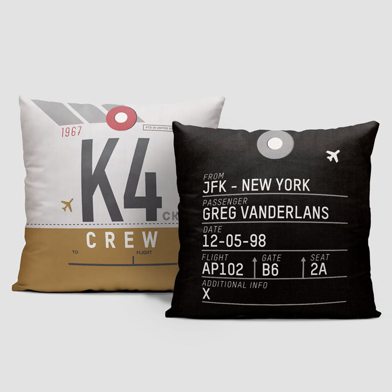 K4 - Throw Pillow