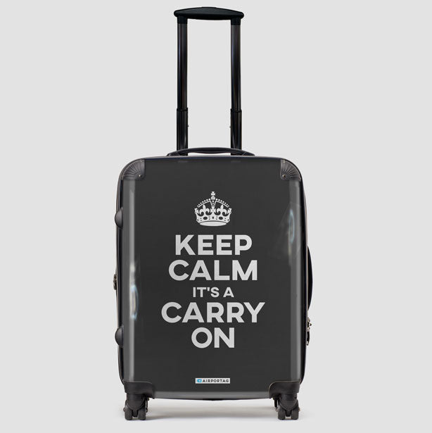 Keep Calm It's a Carry On - Luggage airportag.myshopify.com