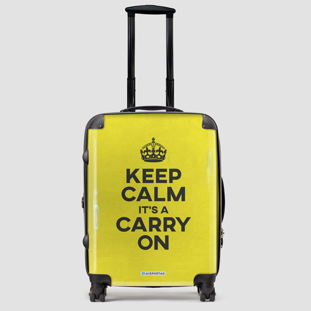 Keep Calm It's a Carry On - Luggage airportag.myshopify.com