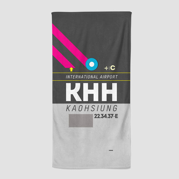 KHH - Beach Towel airportag.myshopify.com