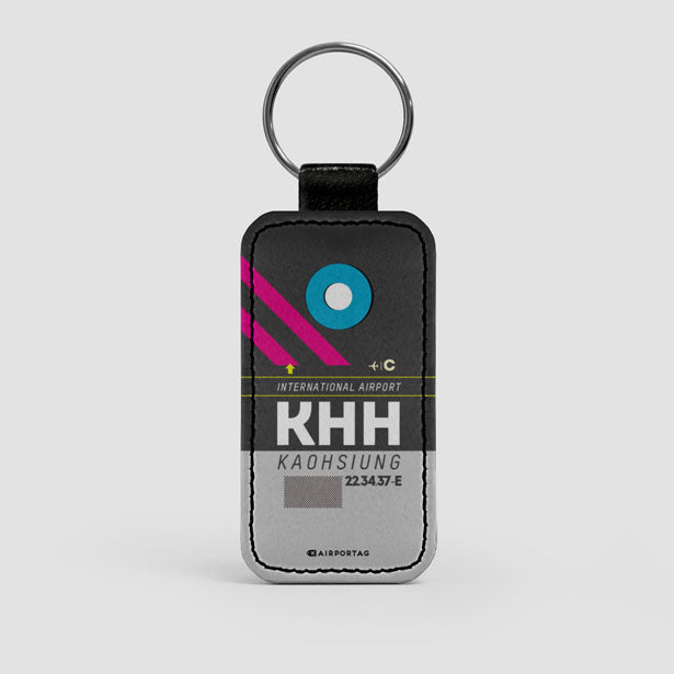 KHH - Leather Keychain airportag.myshopify.com