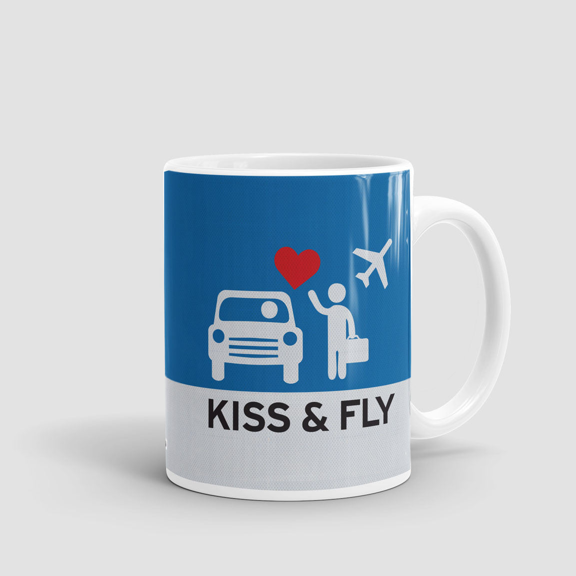 Kiss and Fly - Mug - Airportag