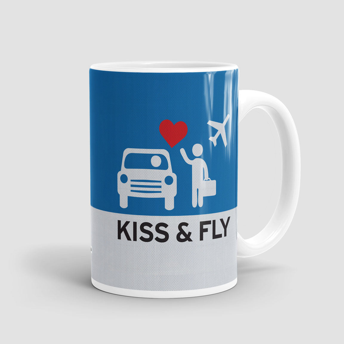 Kiss and Fly - Mug - Airportag