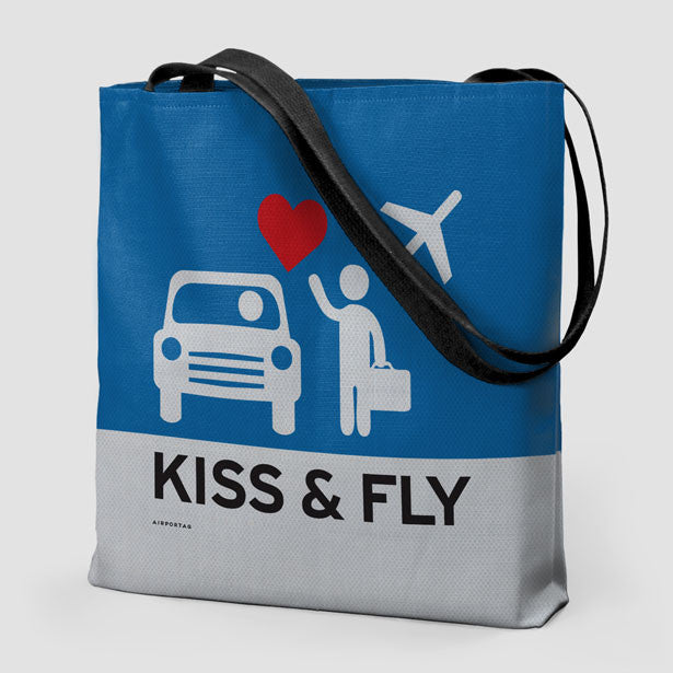 Kiss and Fly - Tote Bag - Airportag