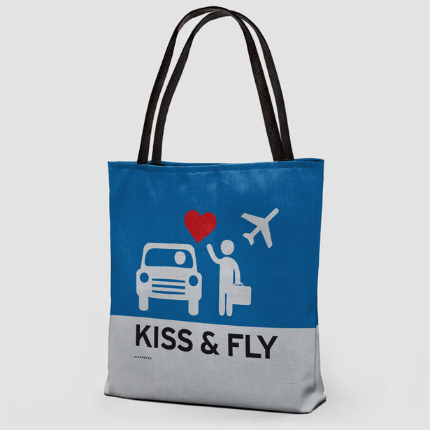 Kiss and Fly - Tote Bag - Airportag