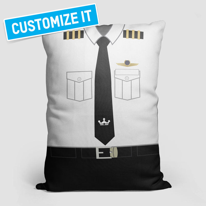KL Pilot Uniform - Throw Pillow