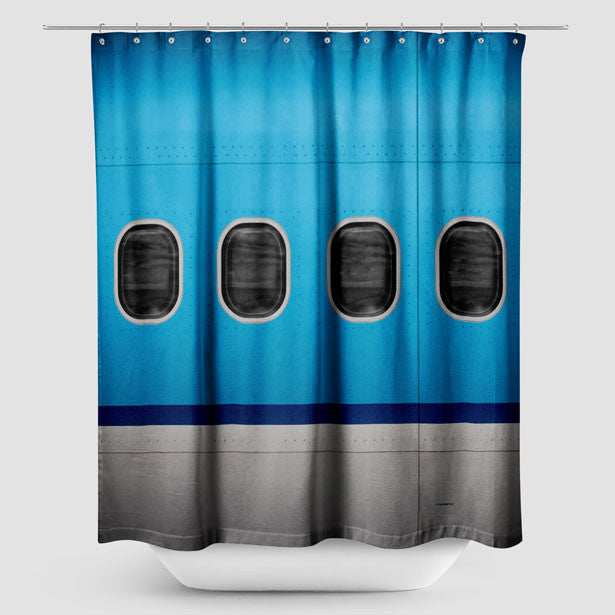 KL Plane - Shower Curtain - Airportag