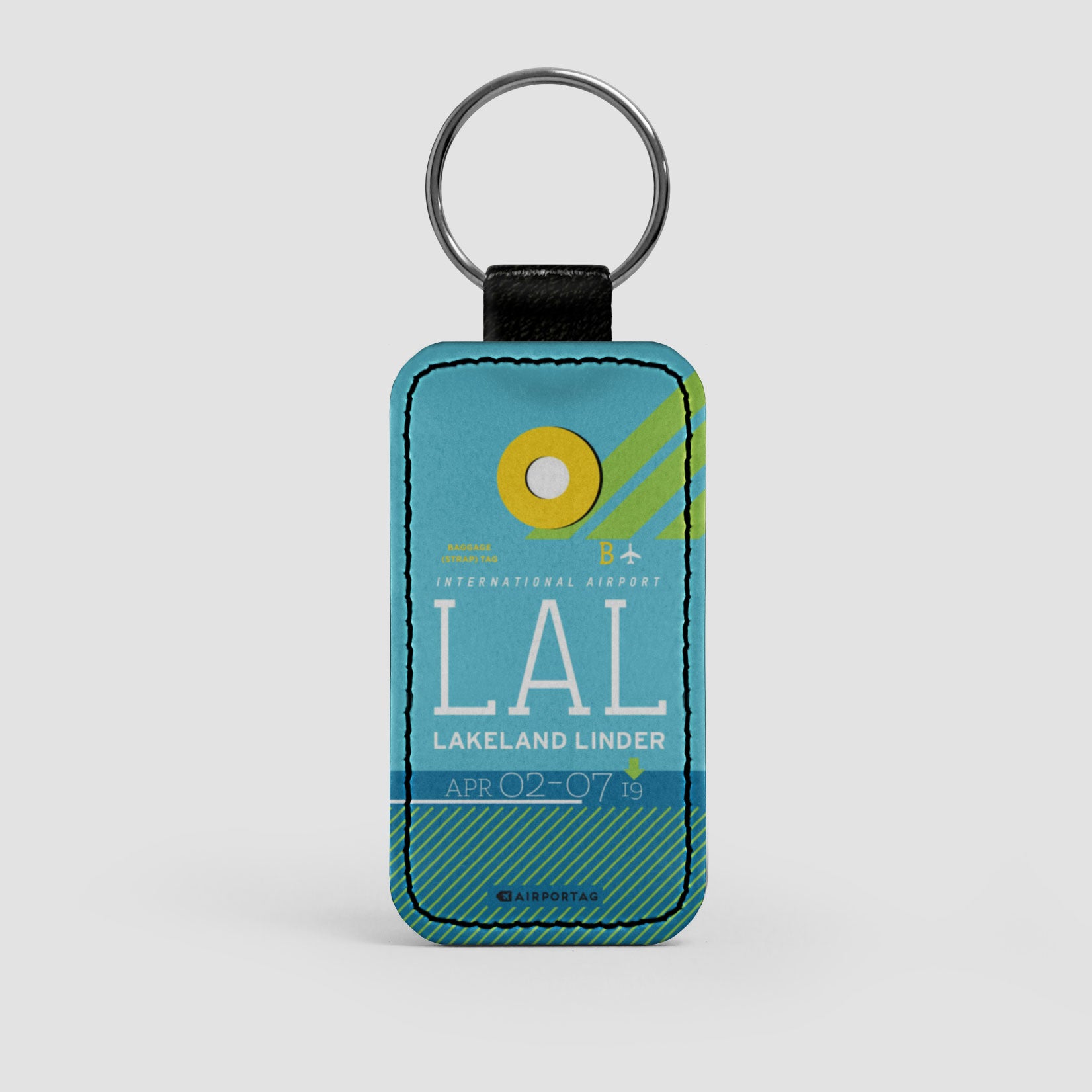 LAL - Sun'nFun - Leather Keychain - Airportag