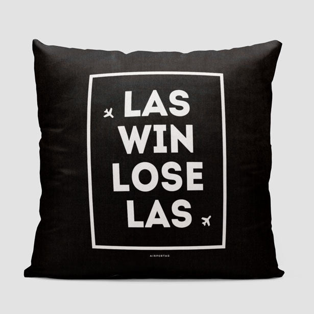 LAS - Win / Lose - Throw Pillow - Airportag