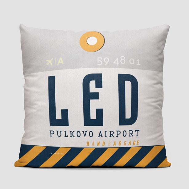 LED - Throw Pillow - Airportag