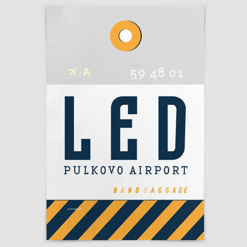 LED - Poster - Airportag