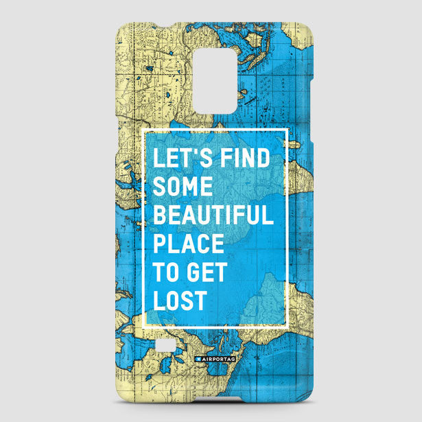 Let's Find - World Map - Phone Case - Airportag