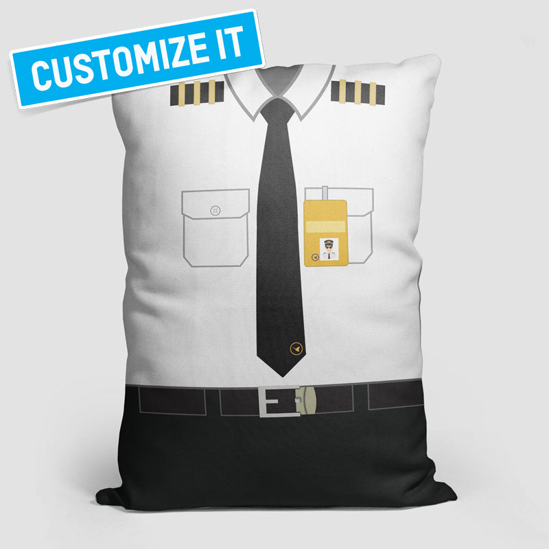 LH Pilot Uniform - Throw Pillow