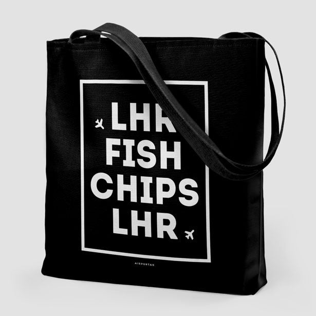 LHR - Fish / Chips - Tote Bag - Airportag