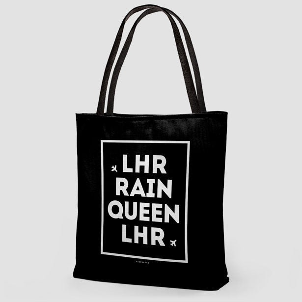 LHR - Rain / Queen - Tote Bag - Airportag