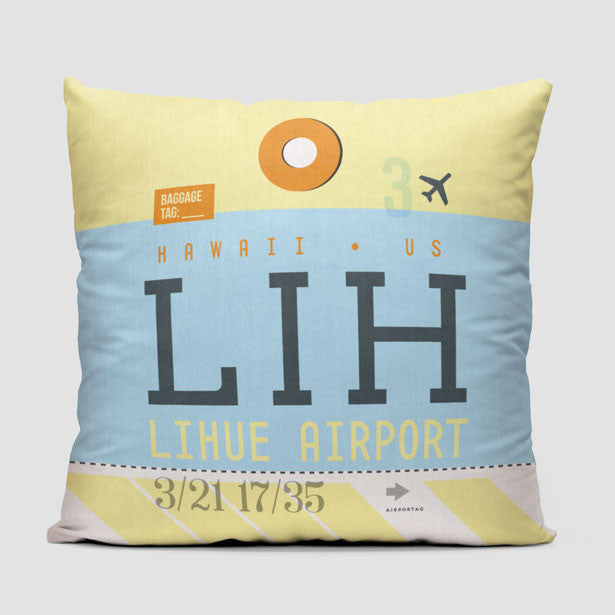 LIH - Throw Pillow - Airportag