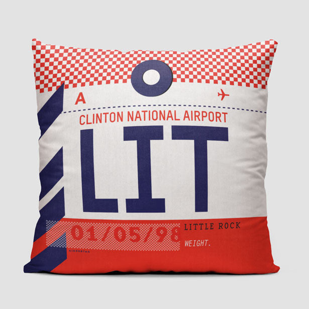 LIT - Throw Pillow - Airportag