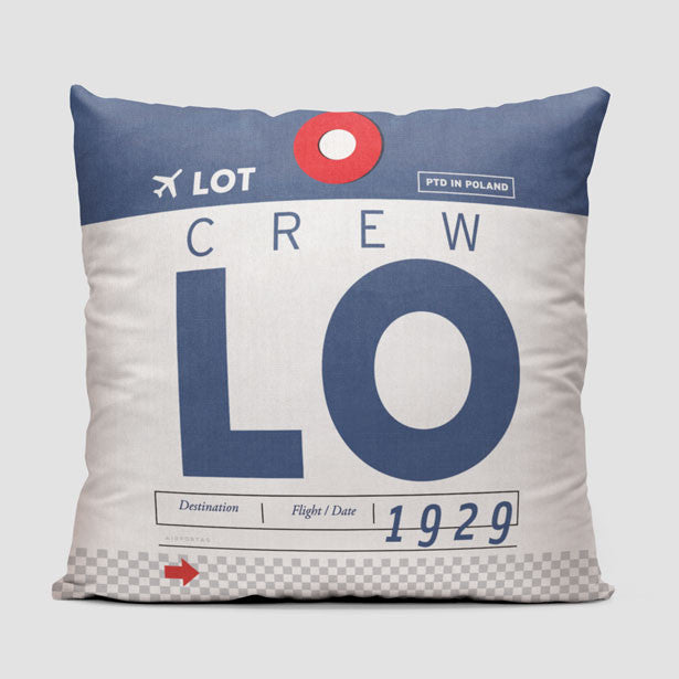 LO - Throw Pillow - Airportag