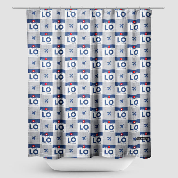 LO - Shower Curtain - Airportag