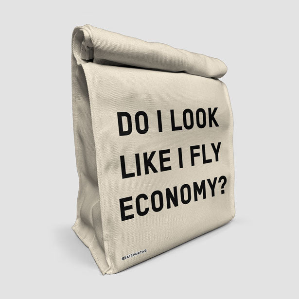 Do I Look Like I Fly Economy? - Lunch Bag airportag.myshopify.com
