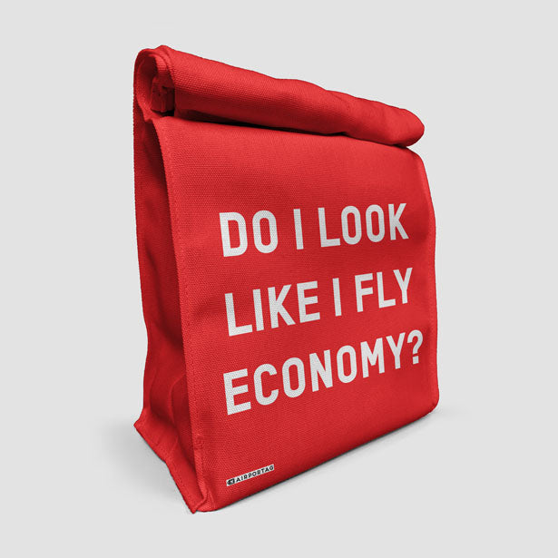 Do I Look Like I Fly Economy? - Lunch Bag airportag.myshopify.com