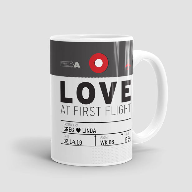 Love At First Flight - Mug - Airportag