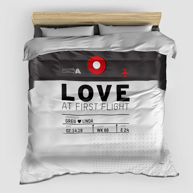 Love At First Flight - Duvet Cover - Airportag