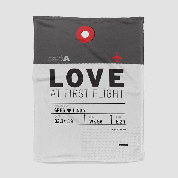 Love At First Flight - Blanket - Airportag