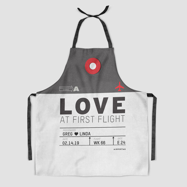 Love At First Flight - Kitchen Apron - Airportag