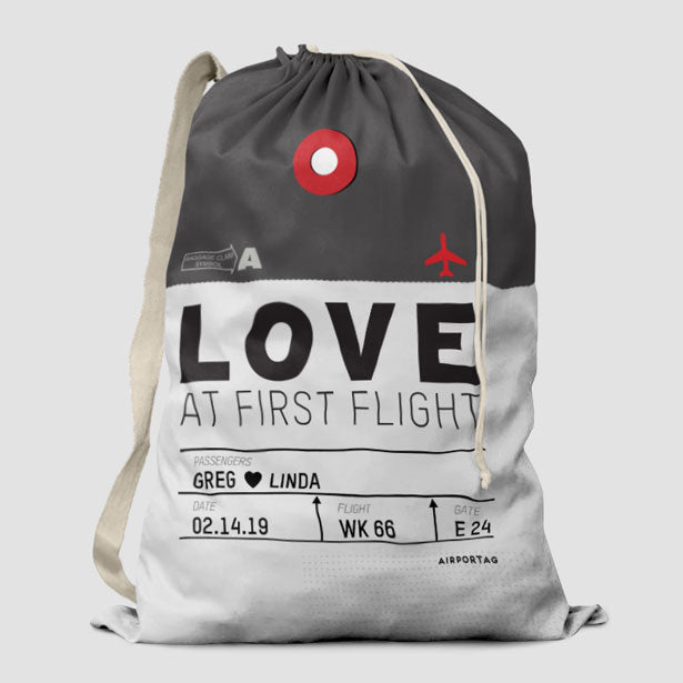 Love At First Flight - Laundry Bag - Airportag