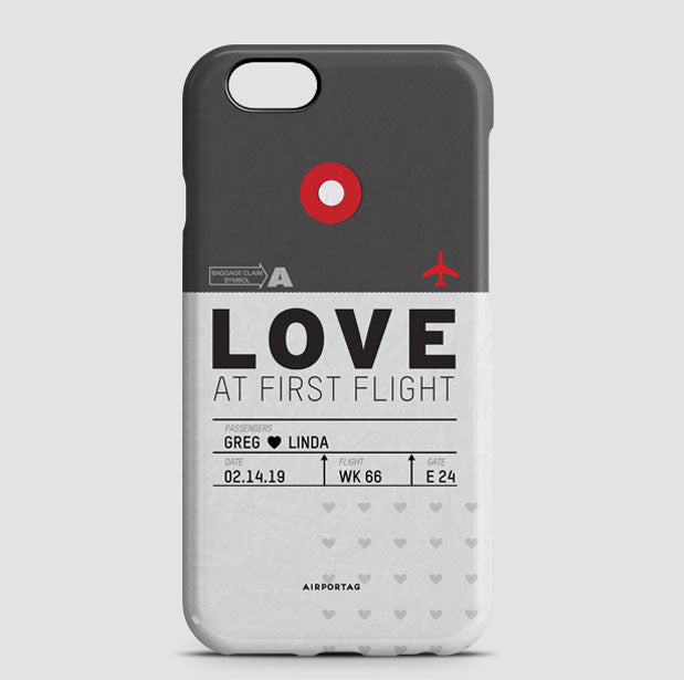 Love At First Flight - Phone Case - Airportag