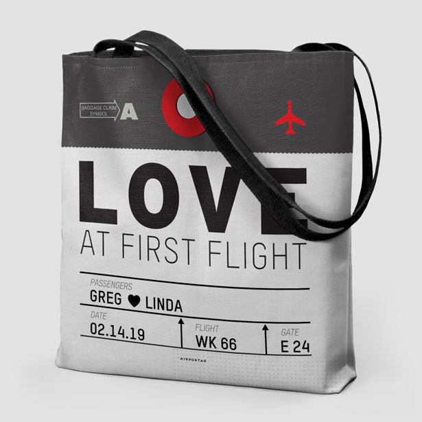 Love At First Flight - Tote Bag - Airportag