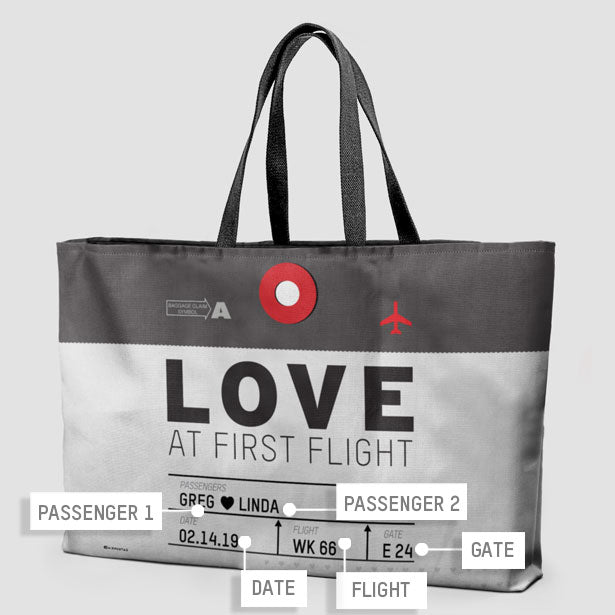 Love At First Flight - Weekender Bag - Airportag