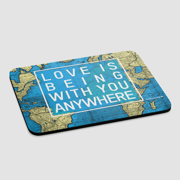 Love is Being - Mousepad - Airportag