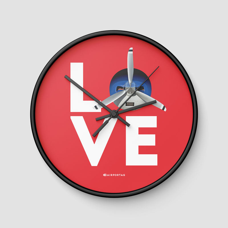 Love Propeller - Wall Clock