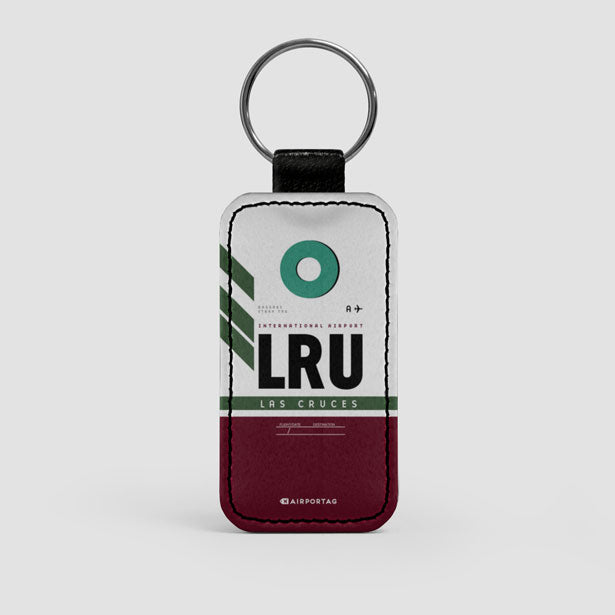 LRU - Leather Keychain airportag.myshopify.com