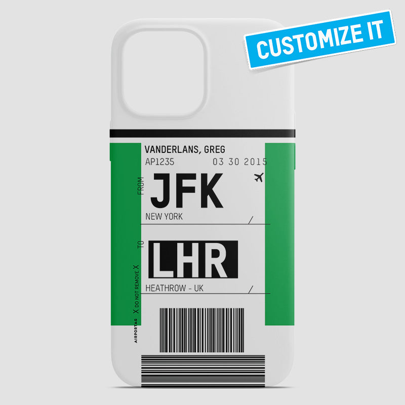 Luggage Ticket - Phone Case