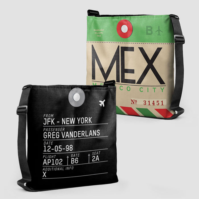 Tote Bag MEX Mexico City International Airport IATA Code MEX tote-bag-mex-mexico-city-international-airport-iata-code-mex