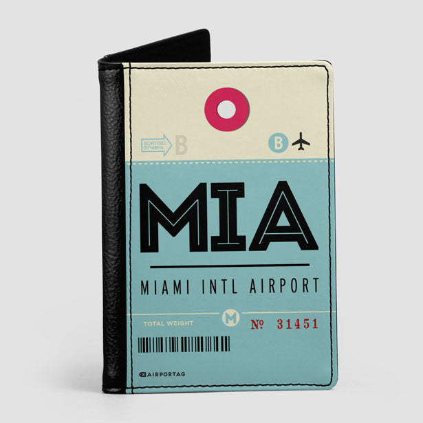 MIA - Passport Cover - Airportag